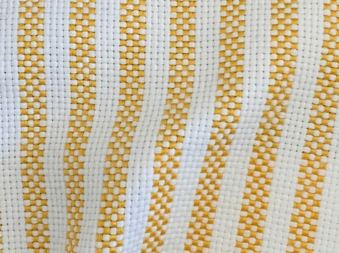 Laurence Striped Pillow Cover in Amarillo