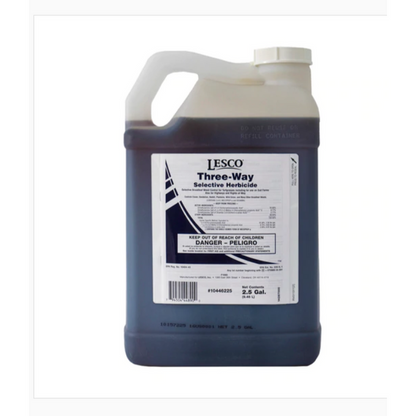 Lesco Three-Way Selective Post Emergent Liquid Herbicide - 2.5 Gallon - Seed World