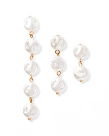 Libby - 2 Pearl - Earrings