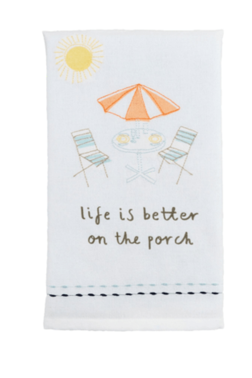 Life Garden Emb Towel