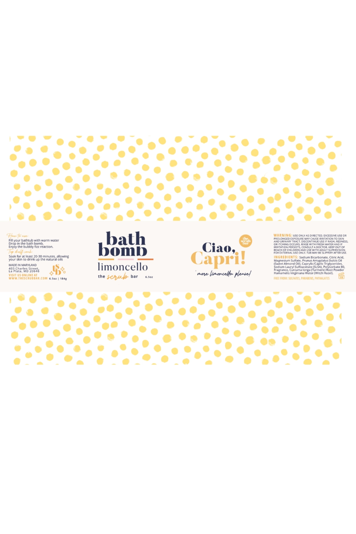 Limoncello Bath Bomb