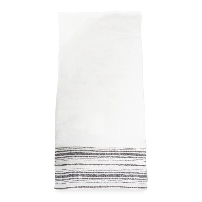 Linen Border Guest Towel