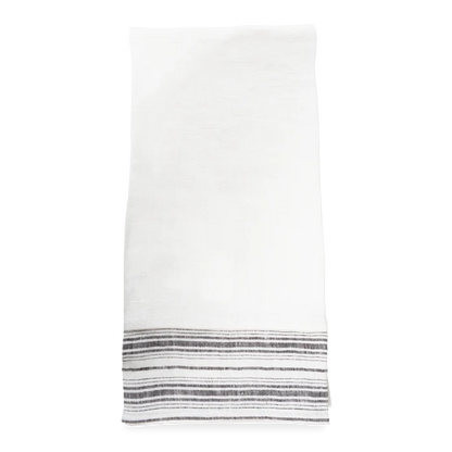 Linen Border Guest Towel