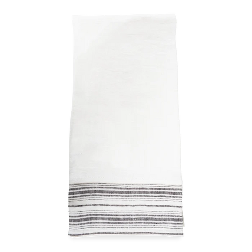 Linen Border Guest Towel