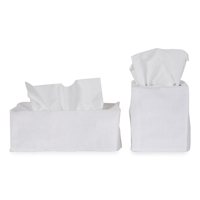 Using a beautiful 100% linen, The Linen Tissue Box Cover provides a neutral palette to any tissue box, which improves on stylistic decisions for any countertop or nightstand.