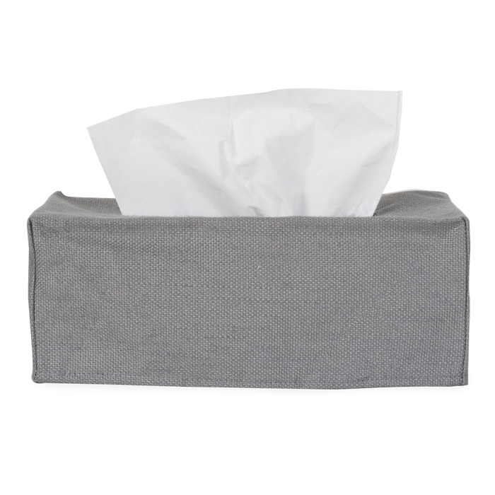 Using a beautiful 100% linen, The Linen Tissue Box Cover provides a neutral palette to any tissue box, which improves on stylistic decisions for any countertop or nightstand.