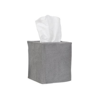 Using a beautiful 100% linen, The Linen Tissue Box Cover provides a neutral palette to any tissue box, which improves on stylistic decisions for any countertop or nightstand.