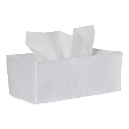Using a beautiful 100% linen, The Linen Tissue Box Cover provides a neutral palette to any tissue box, which improves on stylistic decisions for any countertop or nightstand.