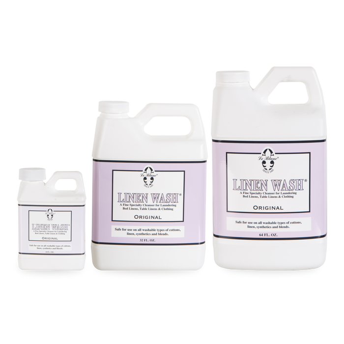 Le Blanc Linen Wash Original has a floral and fresh fragrance.