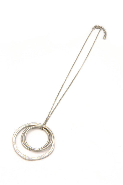 Linked Rings Pendant Necklace