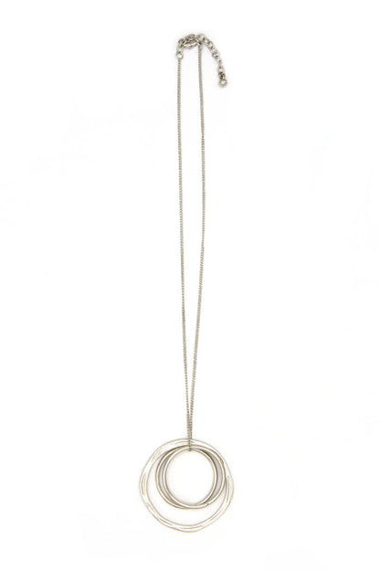 Linked Rings Pendant Necklace