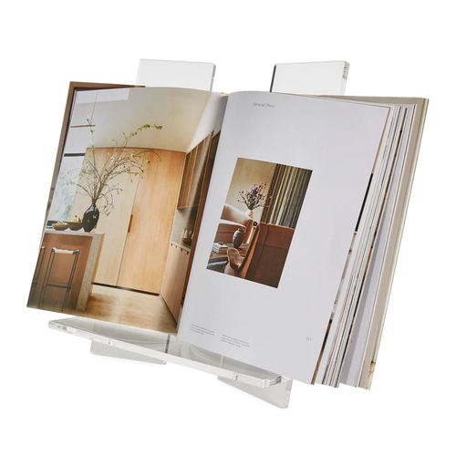 Lucite Vertical Book Stand