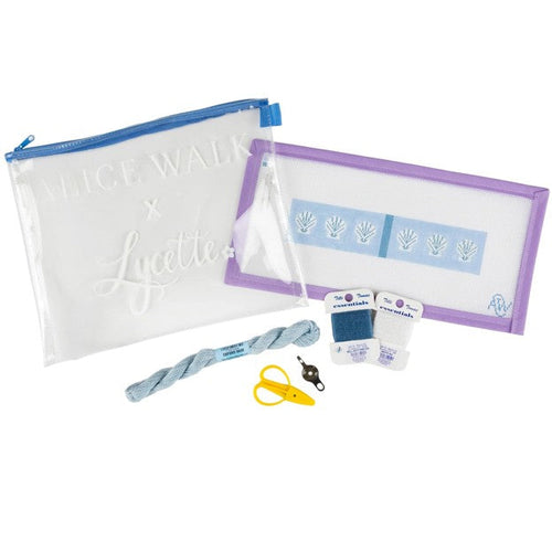 Lycette x AW Needlepoint Kit - Shell Key Fob Canvas