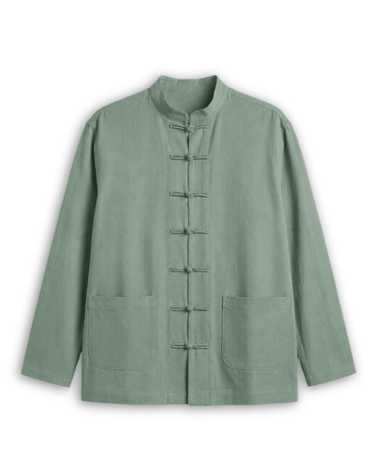 S / Cotton Linen / Green