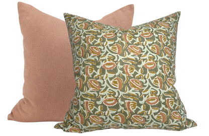 Marbella Pillow Cover in Green, Walter G Textiles