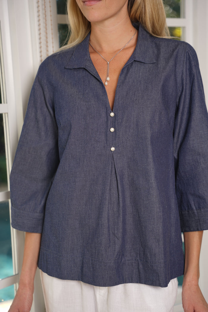 Margaux Top Denim