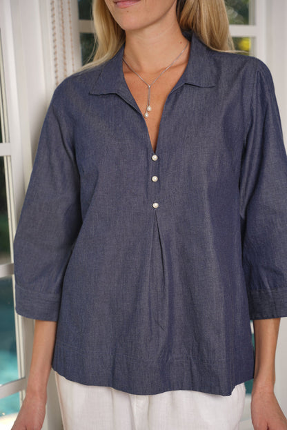 Margaux Top Denim