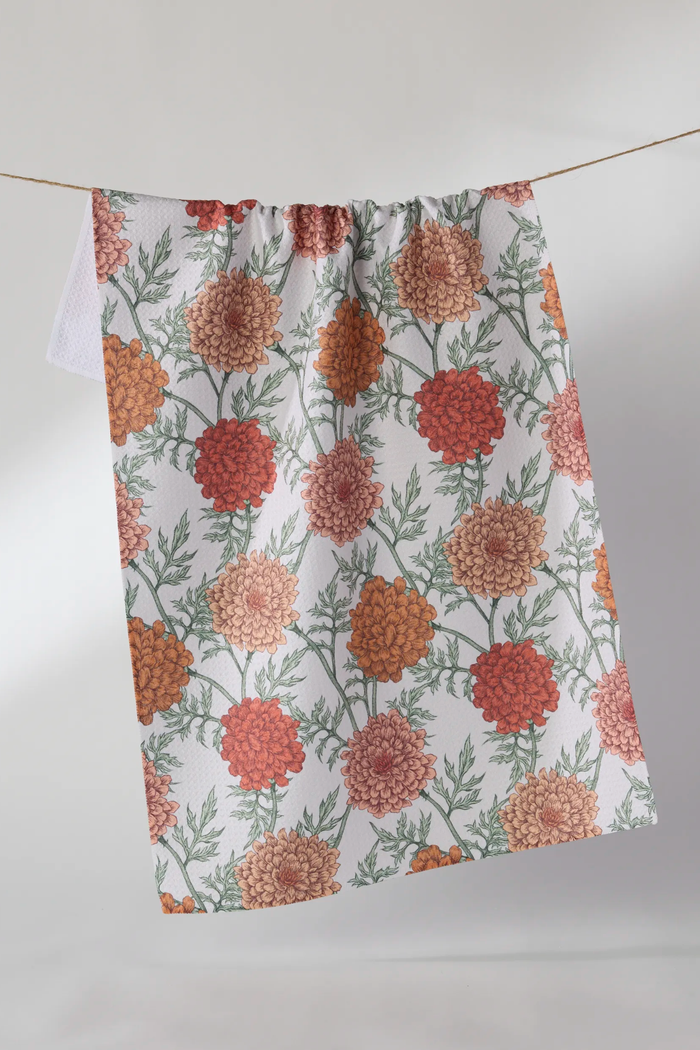 Marigold Manor Tea Towel