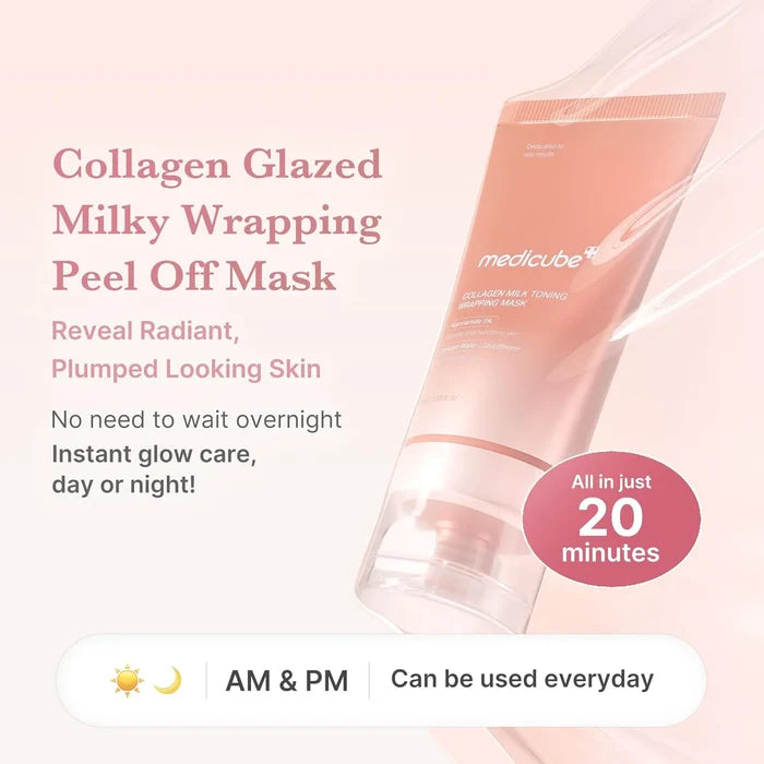 Medicube Collagen Milk Toning Wrapping Mask 75ml