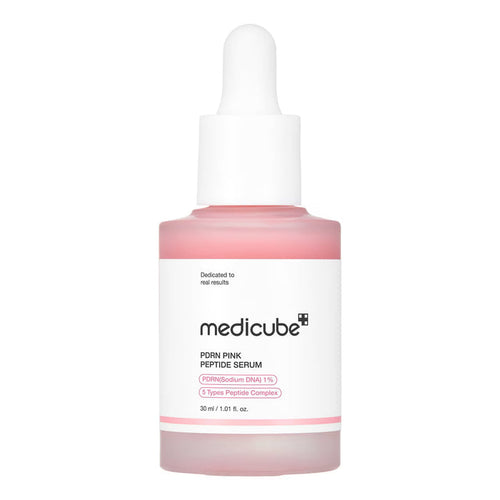 Medicube PDRN Pink Peptide Serum 30ml pink serum in a dropper bottle
