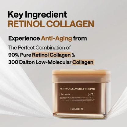 MEDIHEAL Retinol Collagen Lifting Pad 100 pads