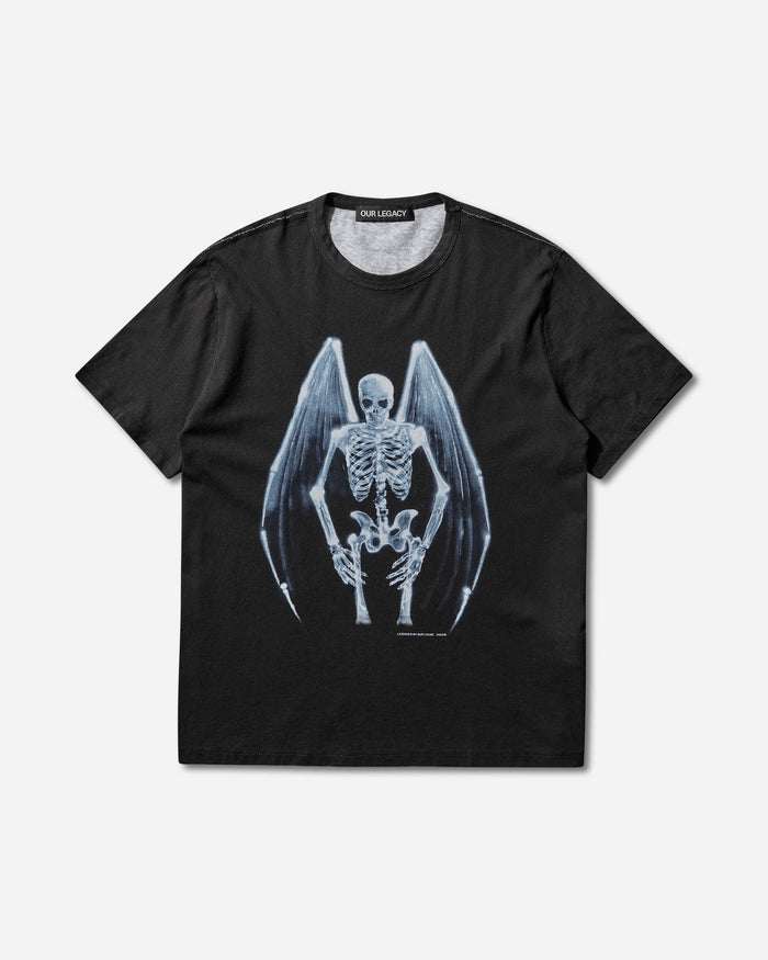 Our Legacy New Box T-Shirt Fallen Angel Print T-Shirts Shortsleeve M2266NF 001