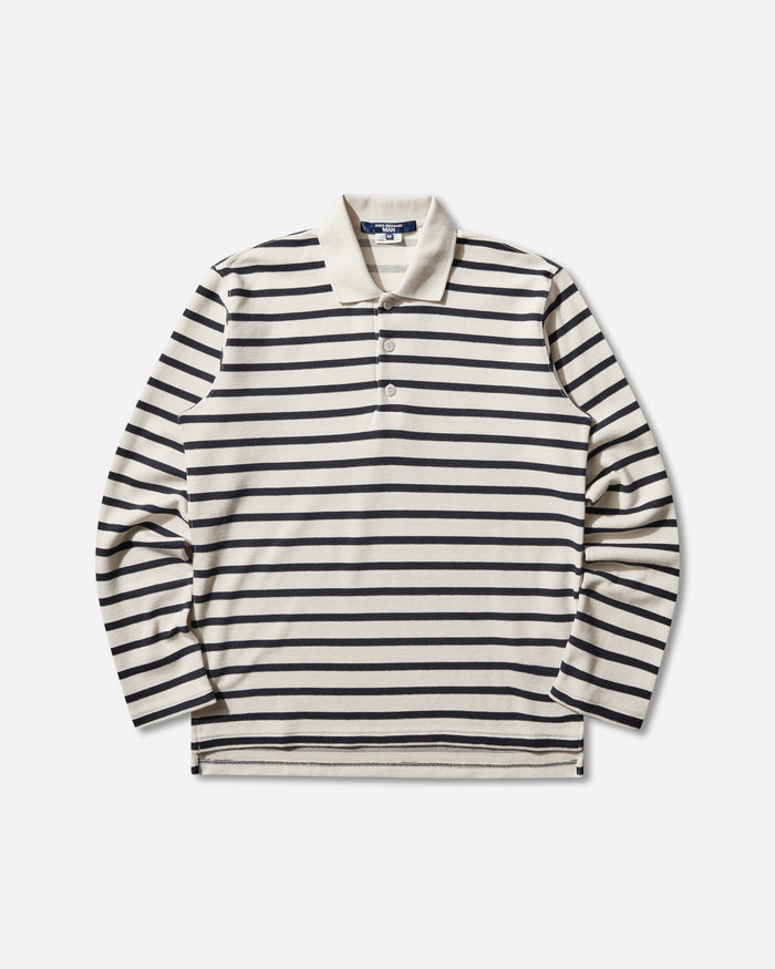 Junya Watanabe MAN Men'S T-Shirt Ntrl/Navy T-Shirts Polo WQ-T007-S26 1