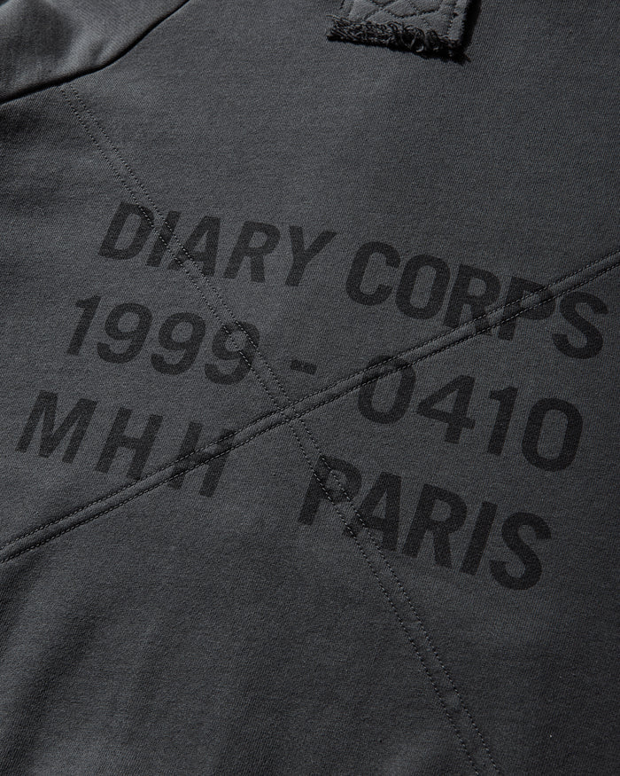 DIARY 1999 Waffle Lined Hoodie Black Sweatshirts Zip-Ups DIARYWAFFHDBLK BLK