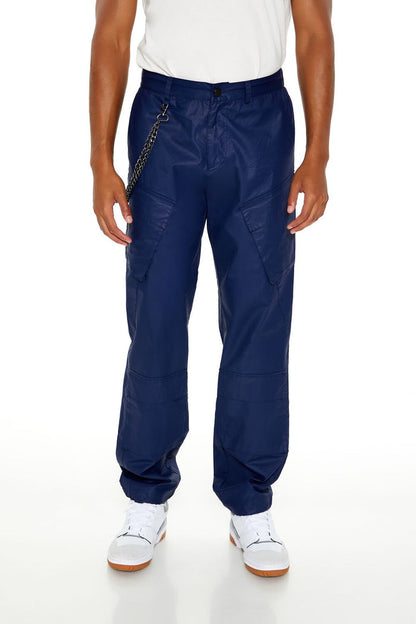 Mid-Rise Wallet Chain Pants