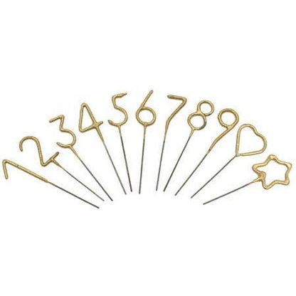 Mini 4" Gold Sparkler Wand