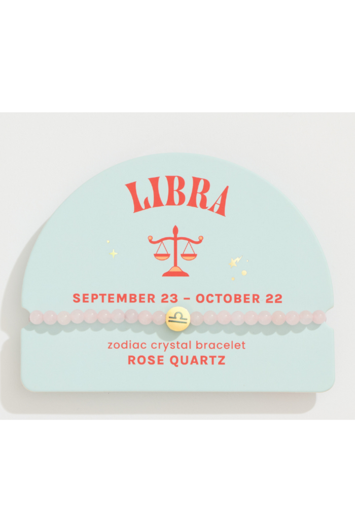 Mini Zodiac Crystal Bracelet: Libra