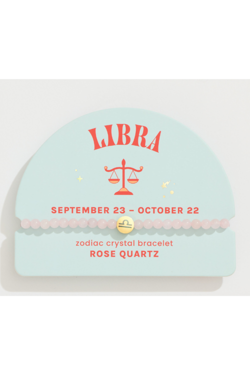 Mini Zodiac Crystal Bracelet: Libra