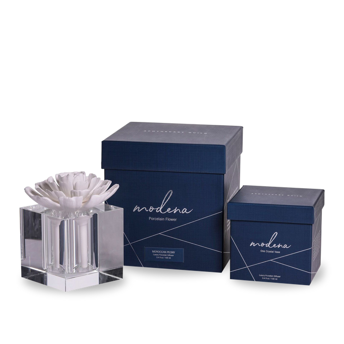 The Modena Crystal Diffuser  is a subtle way to softly fragrance a room all day.