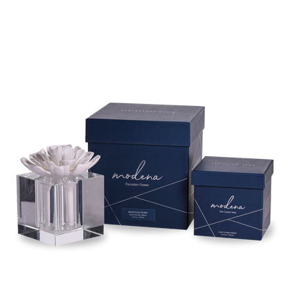The Modena Crystal Diffuser  is a subtle way to softly fragrance a room all day.