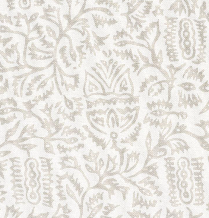 Morris Pillow Cover in Taupe, Schumacher Textiles