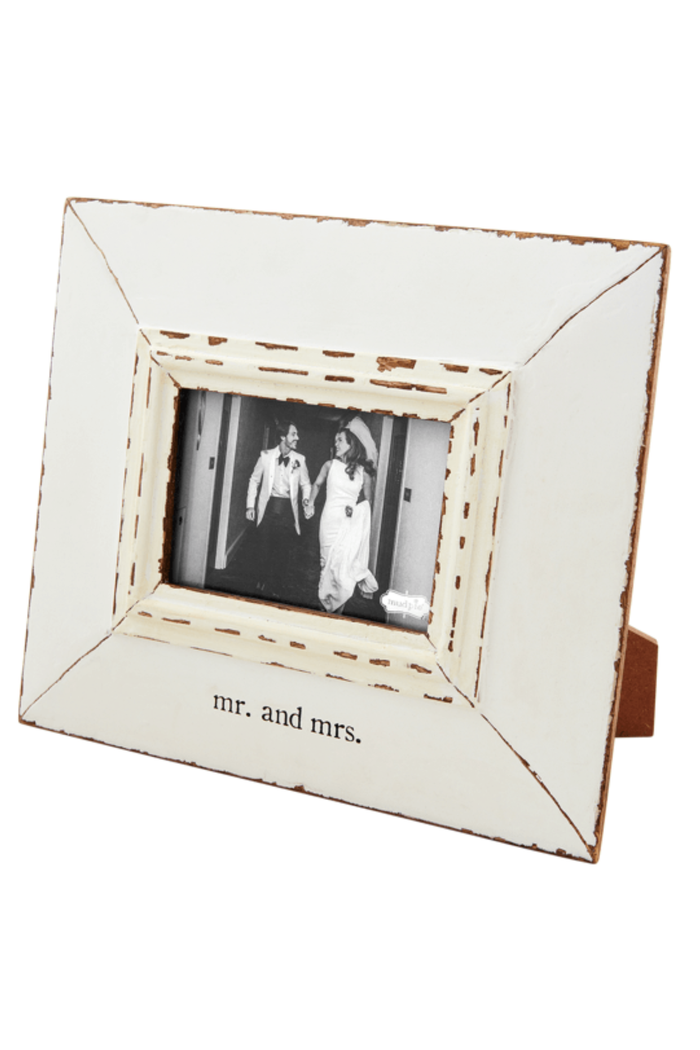 Mr/Mrs Distressed 4x6 Frame