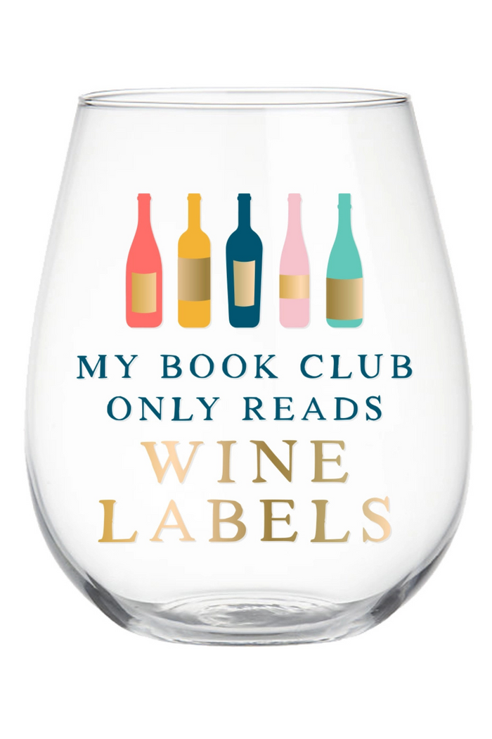 My Book Club only Reads Wine Labels