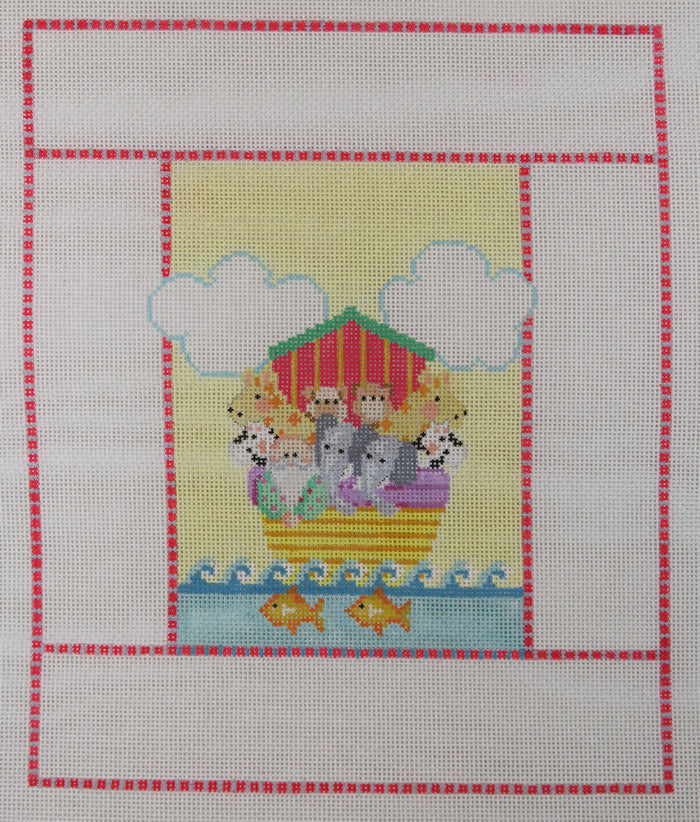 Noah's Ark Birth Sampler