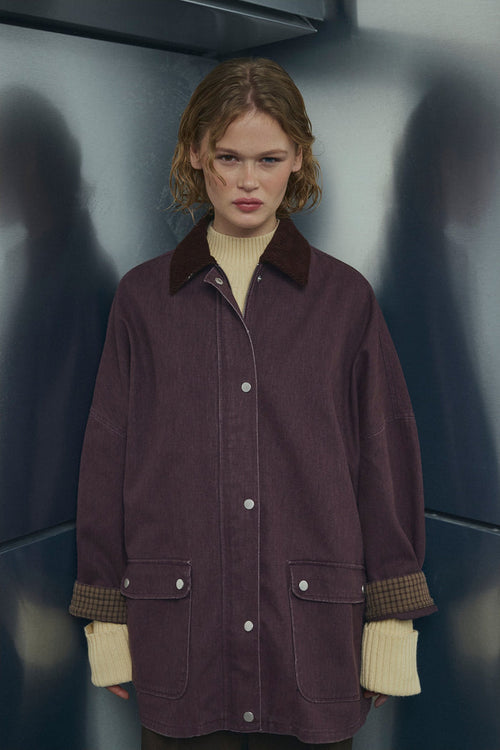 Noella N-Mercer Jacket Winter Bloom Wash worn by a model by Noella. Shop Noella at Dotique