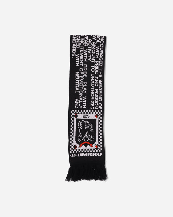 Umbro Notice Scarf Black White Gloves and Scarves Scarves and Warmneck UBMW271YA22 BLK0012