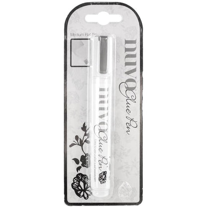 Smooth Precision Glue Pen - Effortlessly drifts across projects with a strong and reliable adhesive. The easy-to-control, squeezable barrel produces thick or thin lines which dry clear for a cleaner finish. Available at Embellish Away located in Bowmanville Ontario Canada.