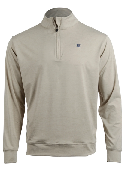 Ocean View Quarter Zip - Sand Dollar