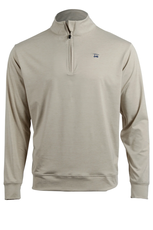 Ocean View Quarter Zip - Sand Dollar