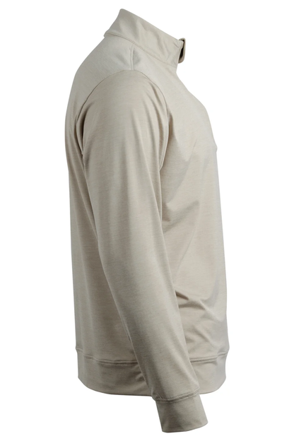 Ocean View Quarter Zip - Sand Dollar