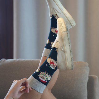 Christmas sheep socks