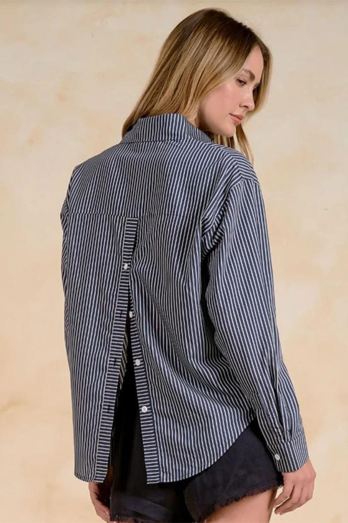 Open Back Blouse