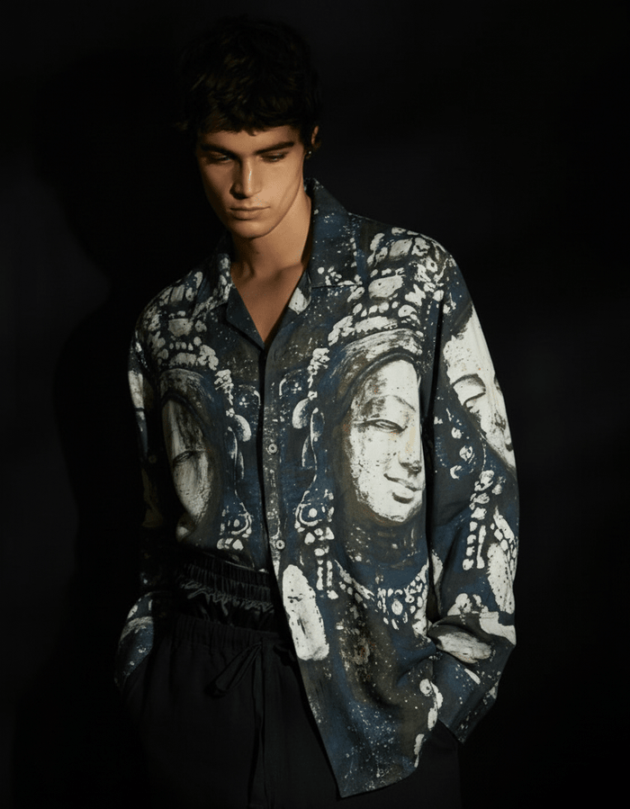 Padma - Luxury Designer Shirt | Soft Cotton or Pure Linen | Partywear shirt for Men - Naymish Designs