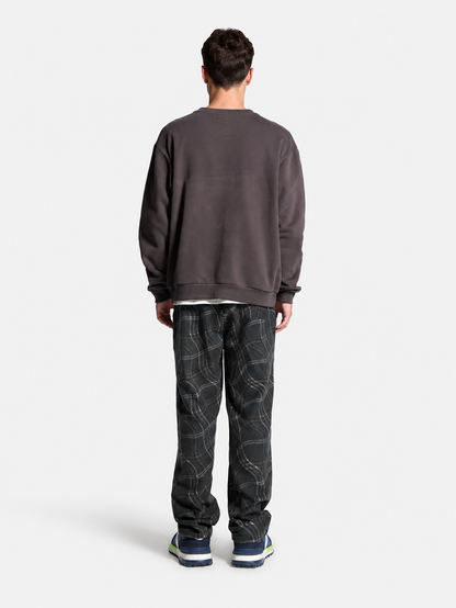 Pantalon Elepants Estampado Viyela Wavy Negro