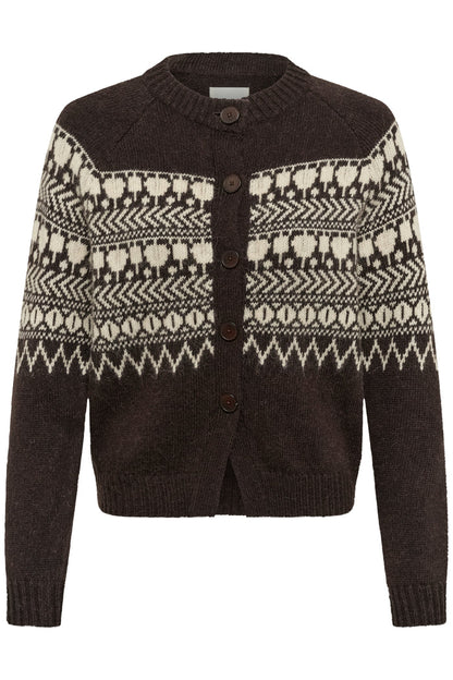 Part Two CharmainePW Mole/Whitcap Jaquart Cardigan 30310832 by Part Two Shop Part Two at Dotique
