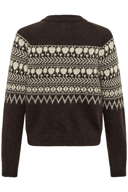 Part Two CharmainePW Mole/Whitcap Jaquart Cardigan 30310832 by Part Two Shop Part Two at Dotique